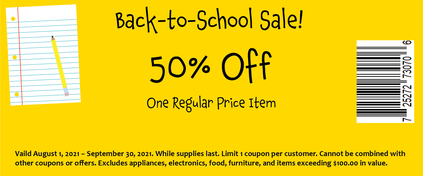 Back-To-School Coupon